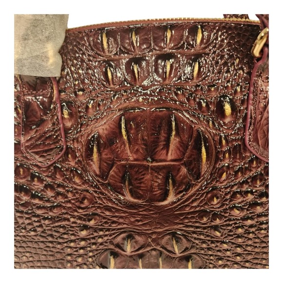 nwt BRAHMIN Duxbury Satchel Sunset Melbourne with detachable crossbody strap - Picture 9 of 16